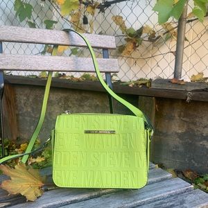 Steve Madden lime green crossbody bag
